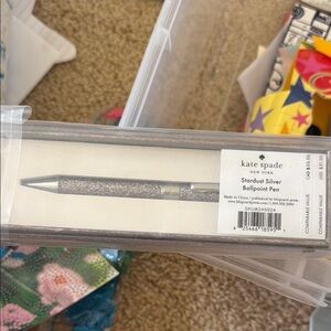 Kate Spade Stardust Silver Ballpoint Pen